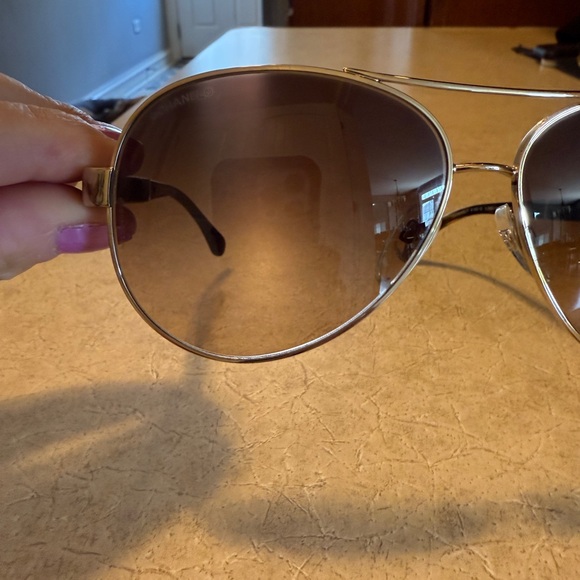 Women’s Chanel Aviator Pilot Sunglasses main image 4